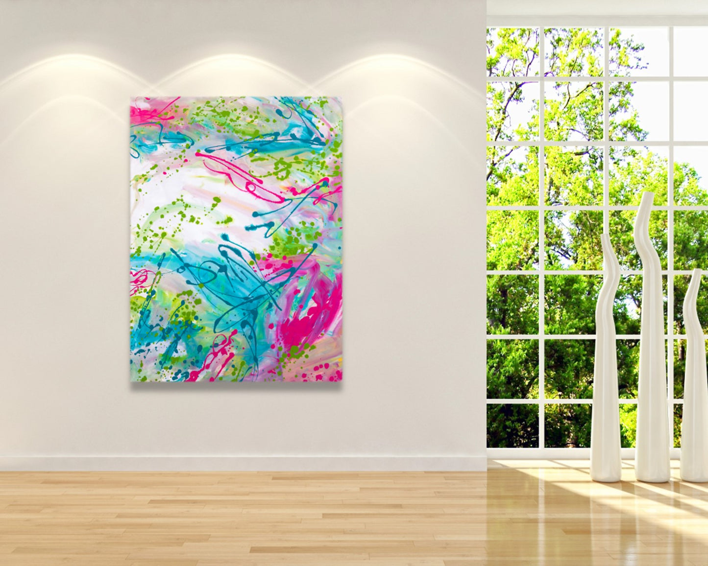 Maddeningly Inconclusive - Original Abstract Painting in Austin Texas 30" x 40"