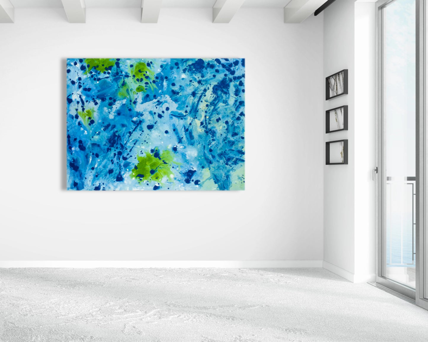 Mixed Messages - Original Abstract Painting in Austin Texas 30" x 40"