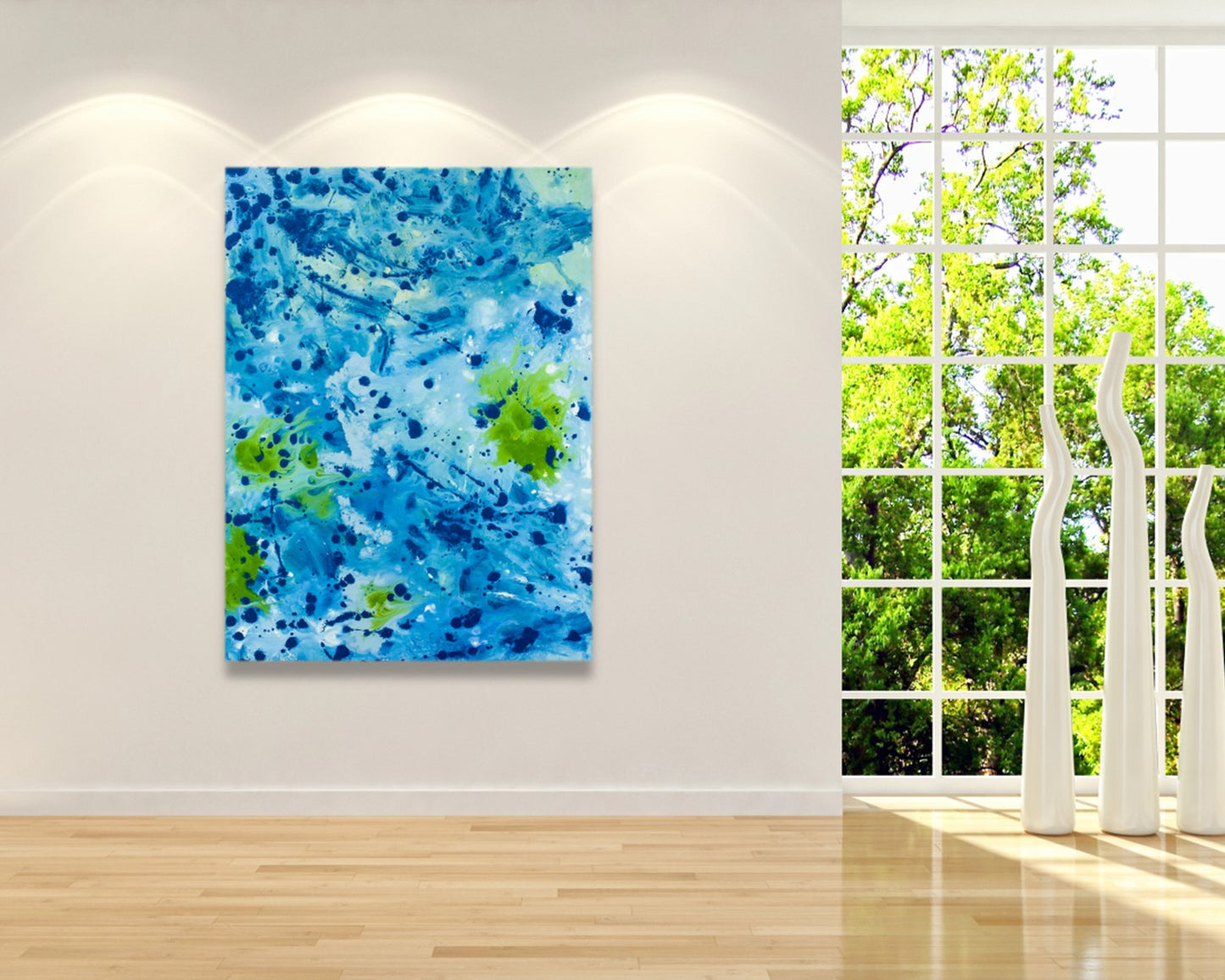 Mixed Messages - Original Abstract Painting in Austin Texas 30" x 40"