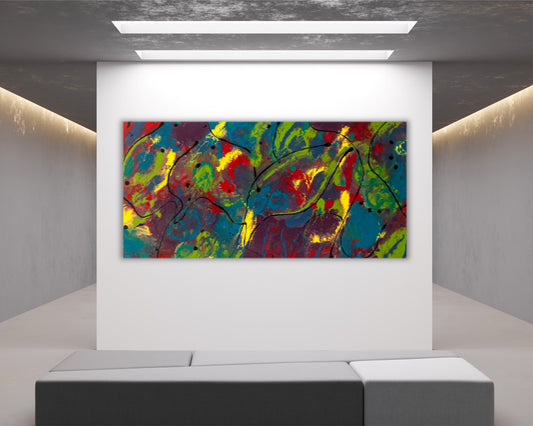 Primary - Abstract Art Print - All the Bold Colors