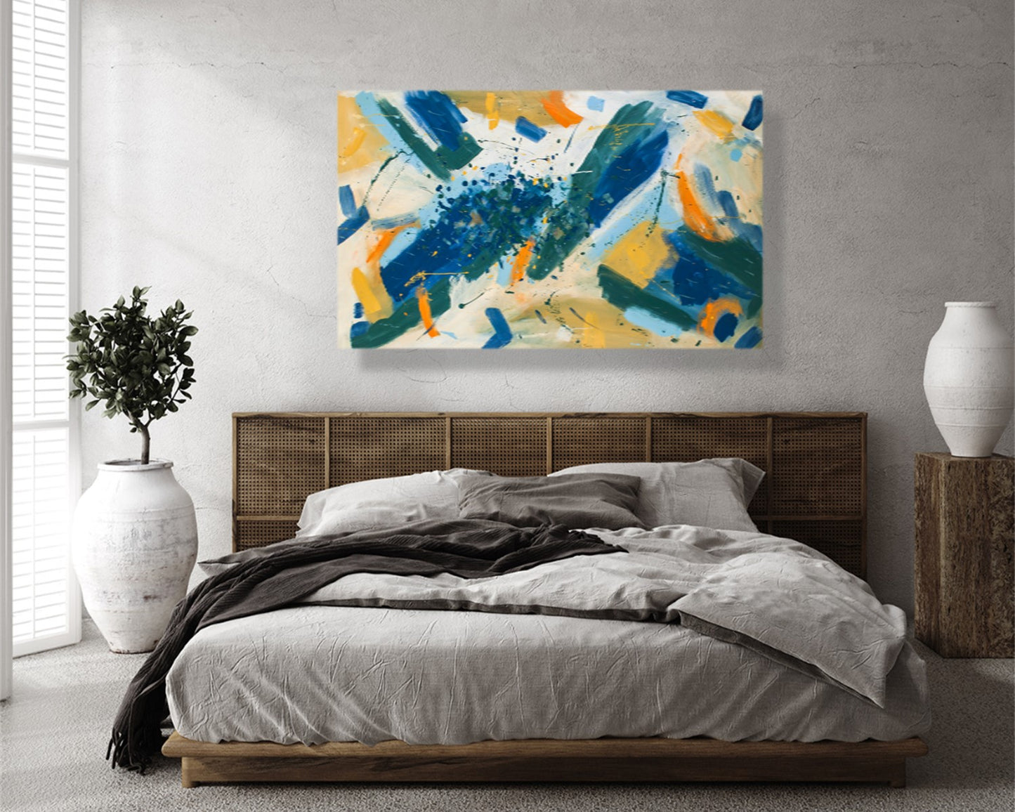 Remarkable Rigmarole - Original Abstract Painting in Austin Texas 30" x 48"