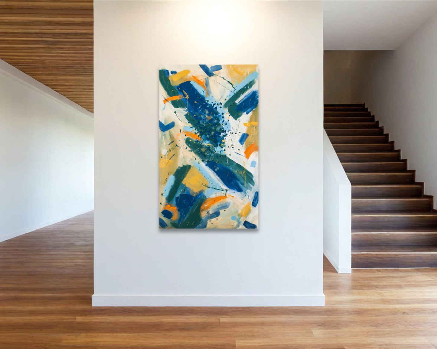 Remarkable Rigmarole - Original Abstract Painting in Austin Texas 30" x 48"