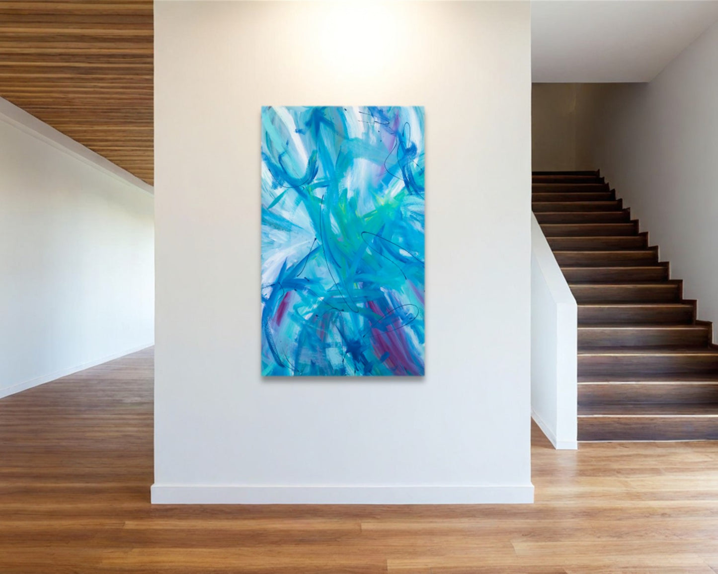 Spontaneous Splendor  - Original Abstract Painting in Austin Texas 30" x 48"