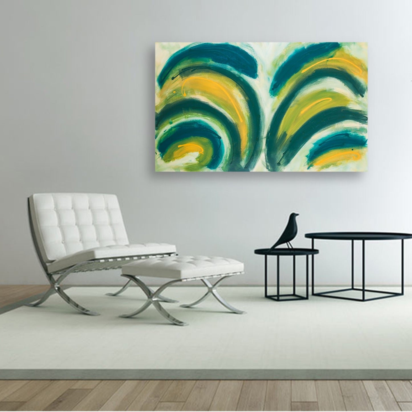 Foppishly Festuned - Original Abstract Painting in Austin Texas 30" x 48"