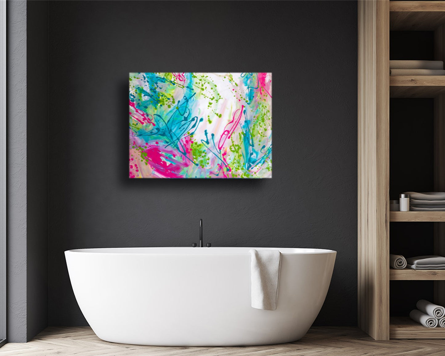 Maddeningly Inconclusive - Original Abstract Painting in Austin Texas 30" x 40"