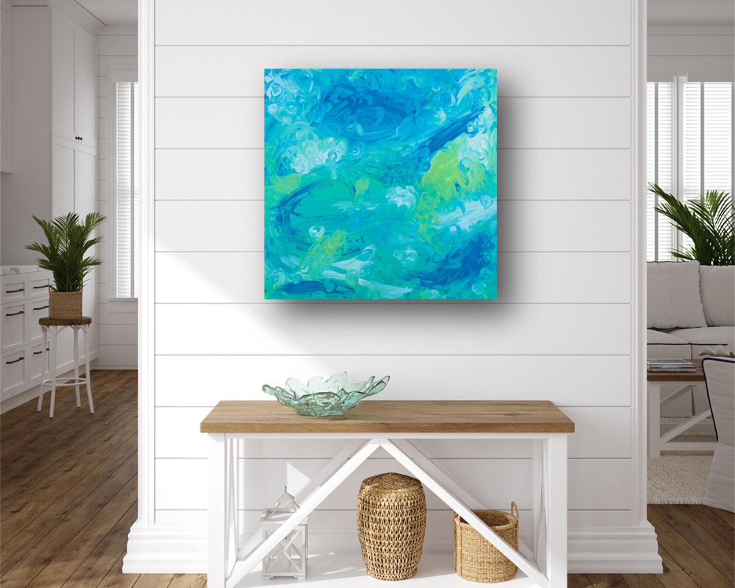 Seasoned Scenario - Original Abstract Painting in Austin Texas 24" x 24"