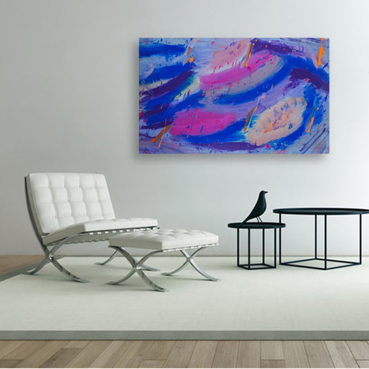 Unwary Washout - Original Abstract Painting in Austin Texas 30" x 48"