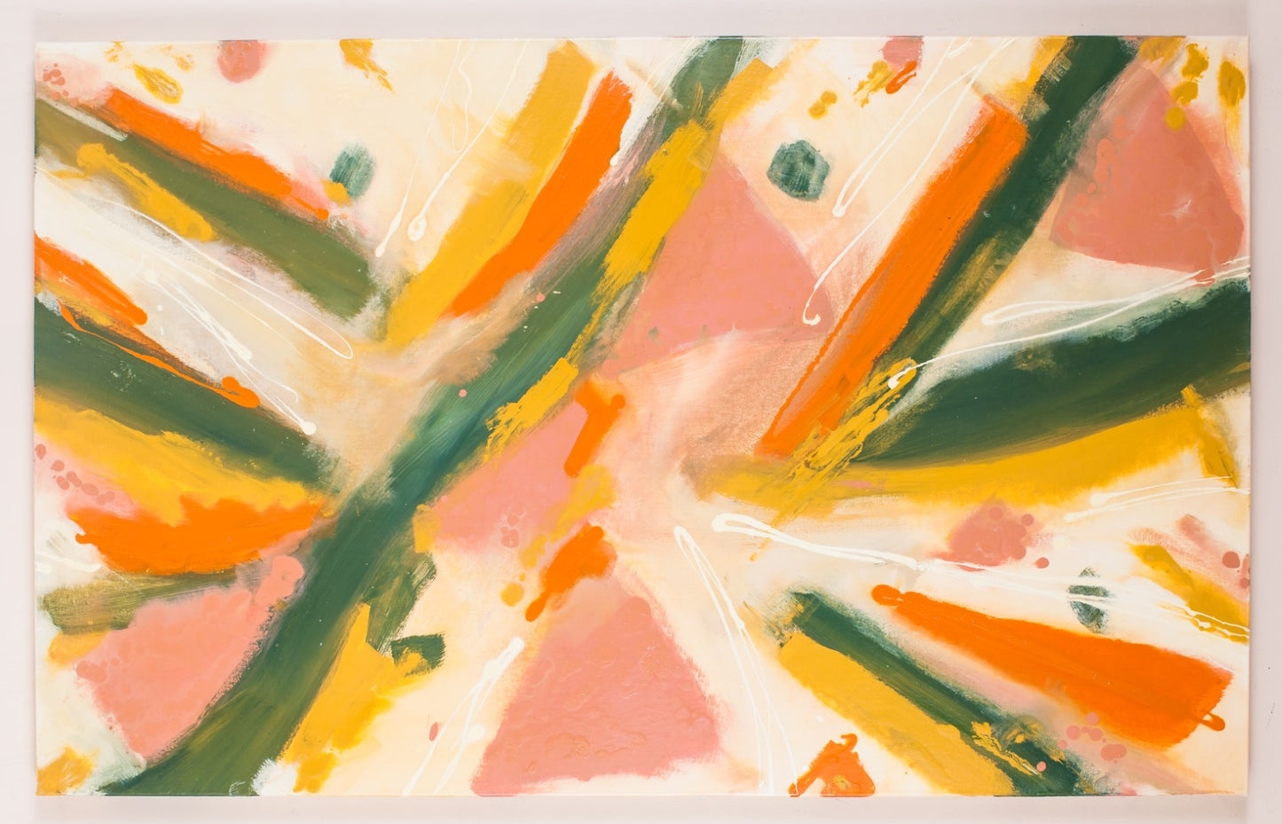 Simplified Snafu - Original Abstract Painting in Austin Texas 30" x 48"