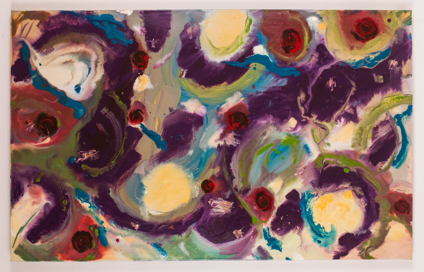 Audacious Absurdity - Original Abstract Painting in Austin Texas 30" x 48"