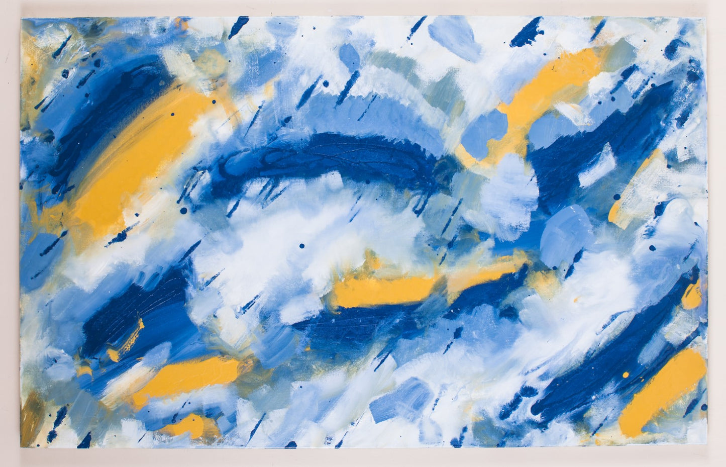 Supreme Sufferage - Original Abstract Painting in Austin Texas 30" x 48"