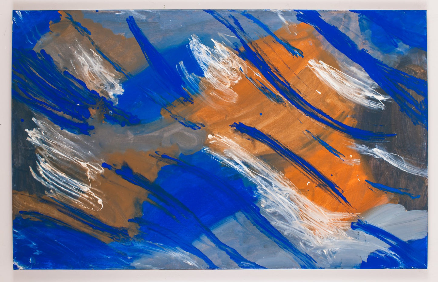 Clandestine Corazon - Original Abstract Painting in Austin Texas 30" x 48"