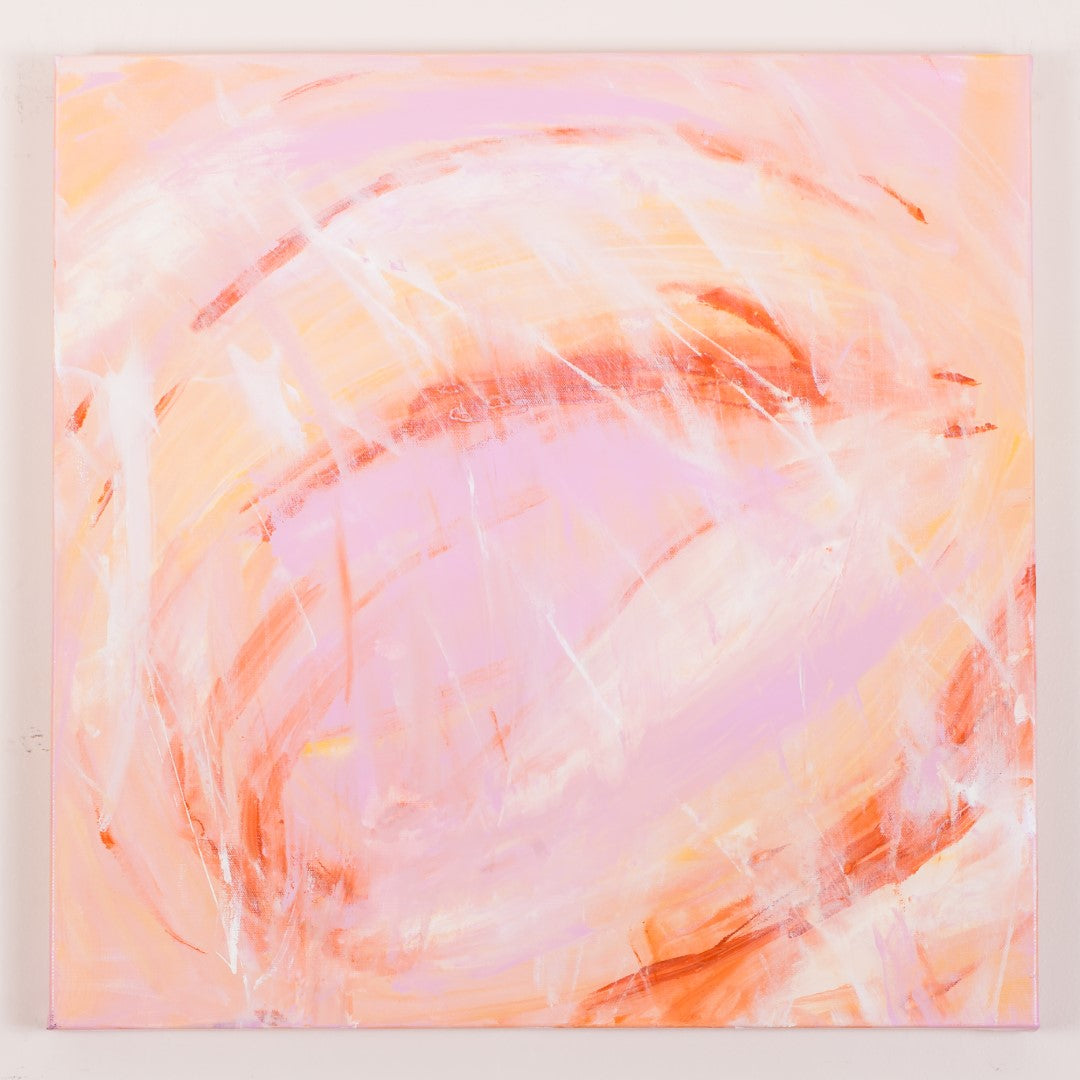 Barely Audible - Original Abstract Painting in Austin Texas 24" x 24"