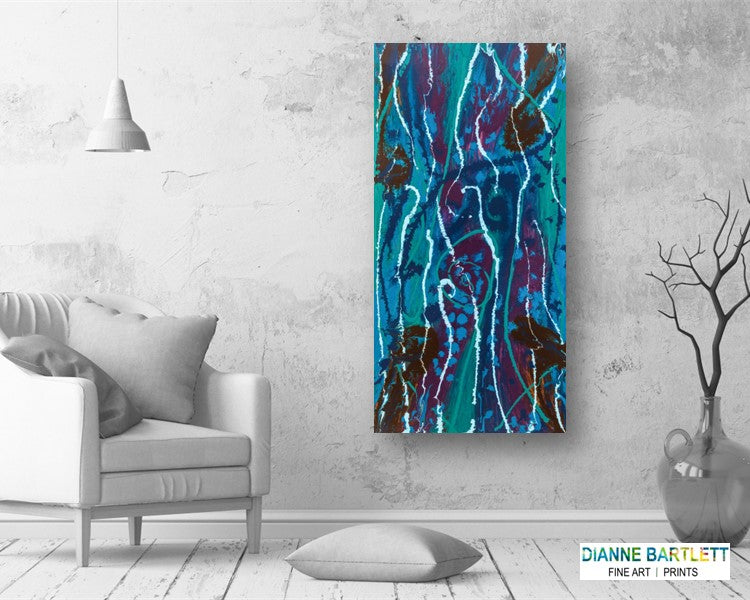 Airborne Repose - Abstract Canvas Print or Acrylic Print