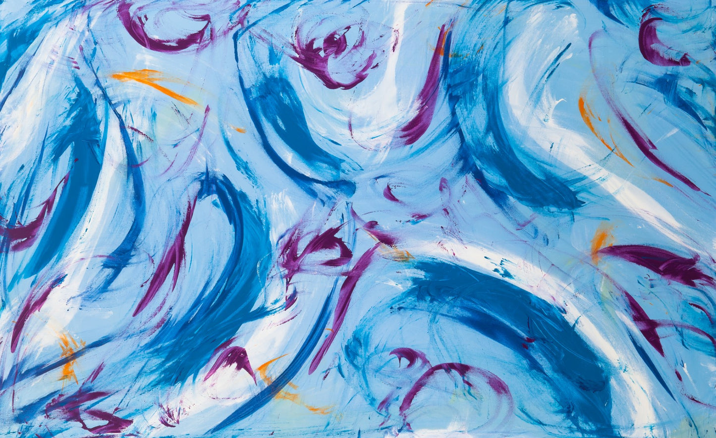 Tantalizing Trifles  - Original Abstract Painting in Austin Texas 30" x 48"