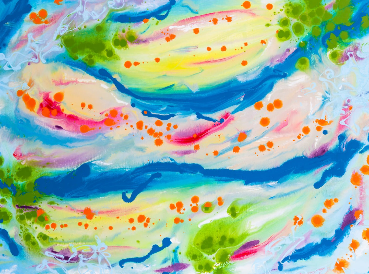 Graceless Gramercy - Original Abstract Painting in Austin Texas 30" x 40"