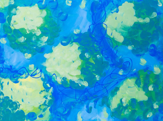 Extraordinary Enchantment- Original Abstract Painting in Austin Texas 30" x 40"
