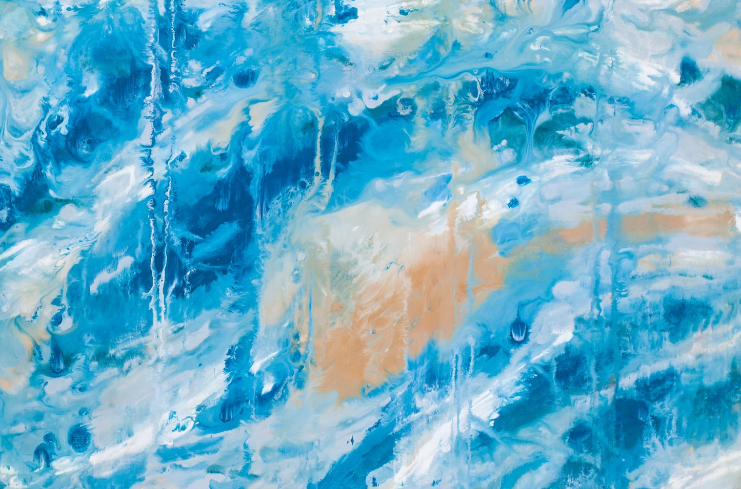 Anxious Hope - Original Abstract Painting in Austin Texas 24" x 36"