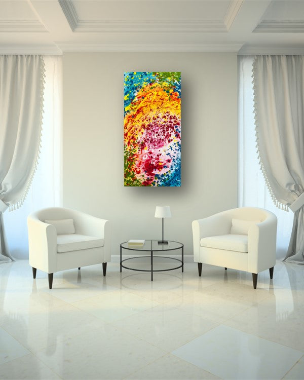 Candied Chaos - Abstract Canvas Print or Acrylic Print