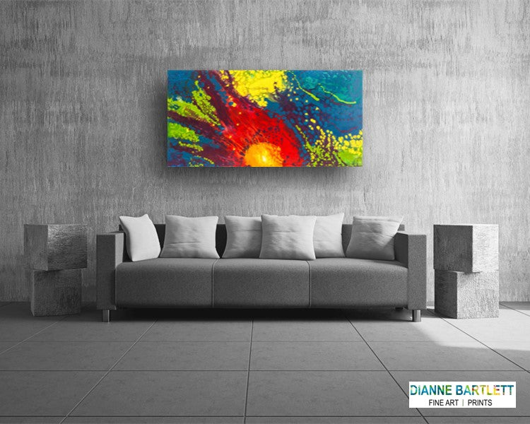 Bursting Recognition - Abstract Canvas Print or Acrylic Print
