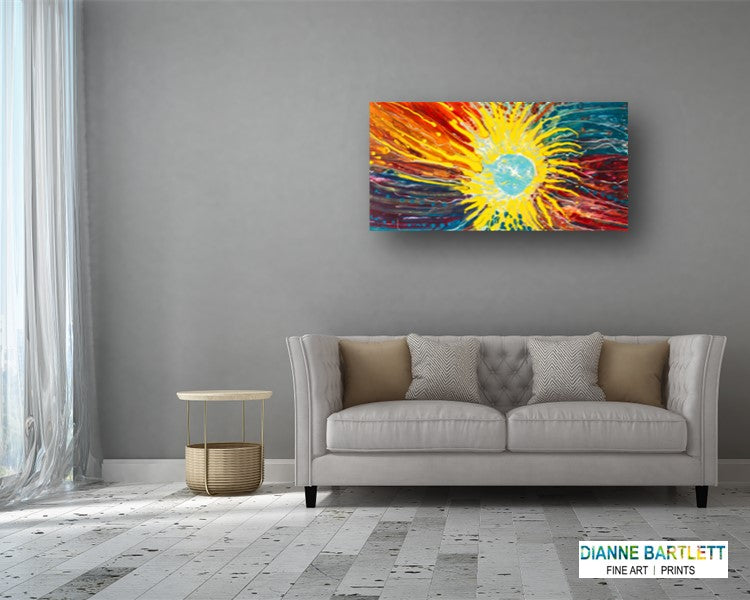 Astral Grasp - Abstract Canvas Print or Acrylic Print