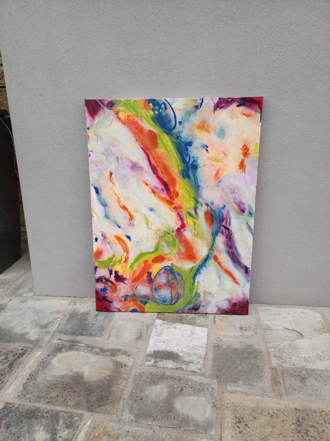 Hazardous Haywire- Original Abstract Painting in Austin Texas 30" x 40"