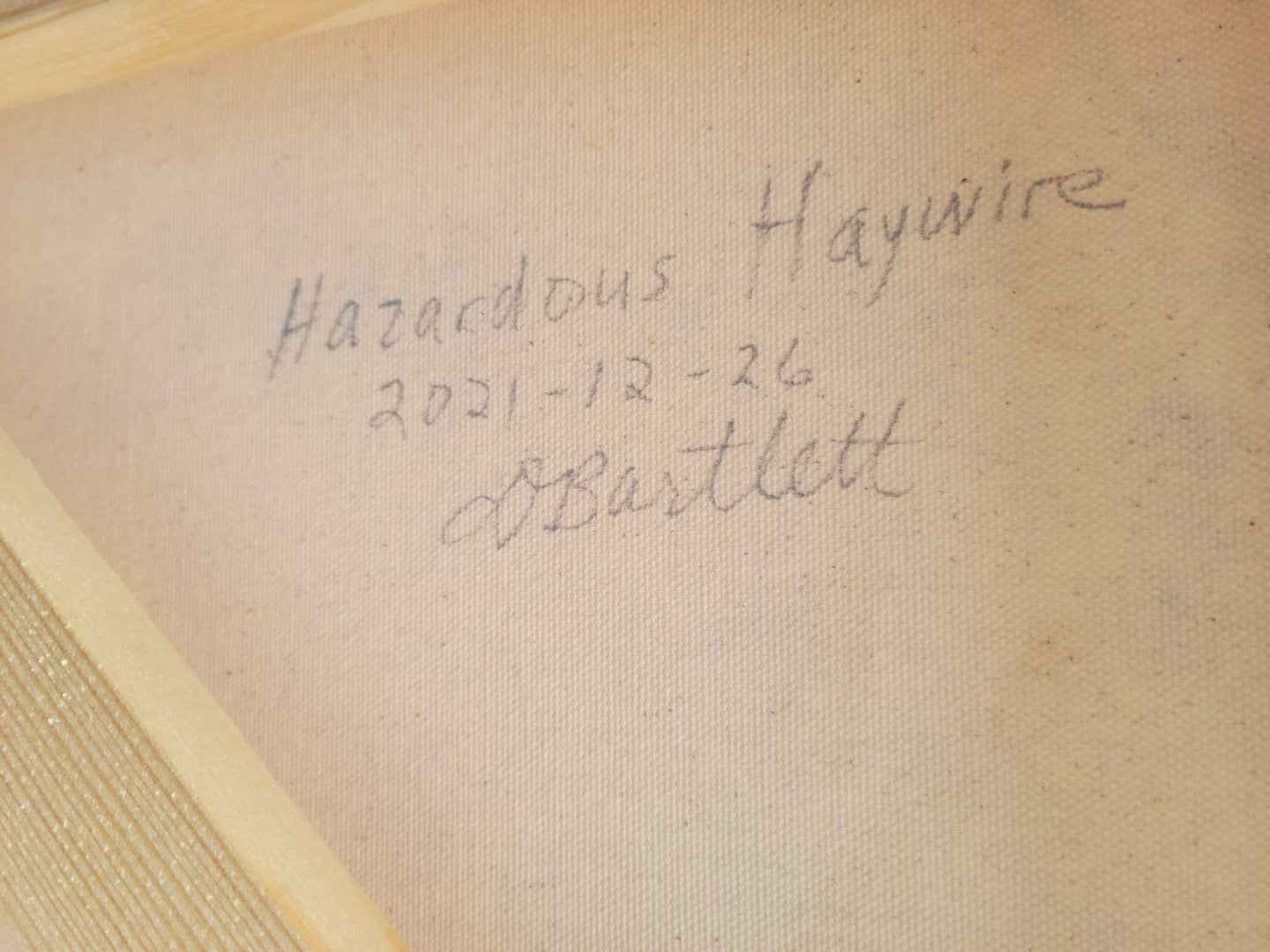 Hazardous Haywire- Original Abstract Painting in Austin Texas 30" x 40"