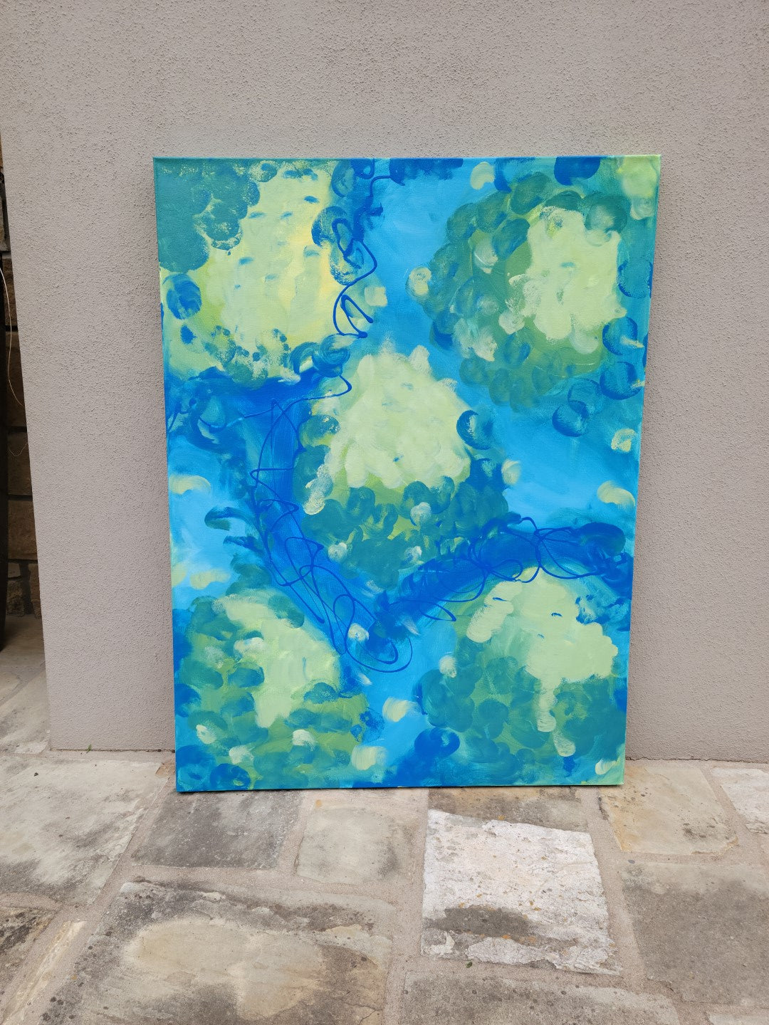 Extraordinary Enchantment- Original Abstract Painting in Austin Texas 30" x 40"