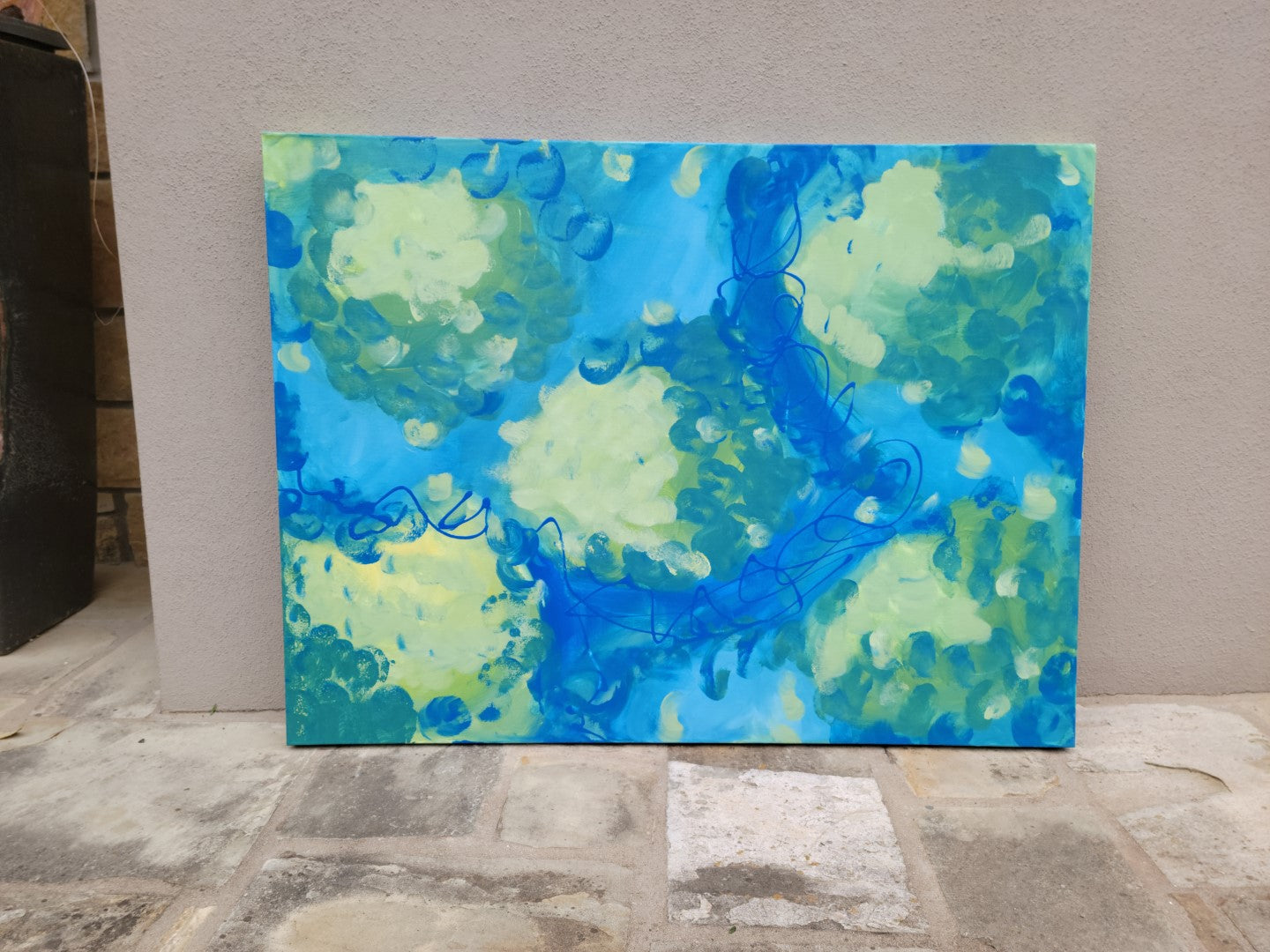 Extraordinary Enchantment- Original Abstract Painting in Austin Texas 30" x 40"