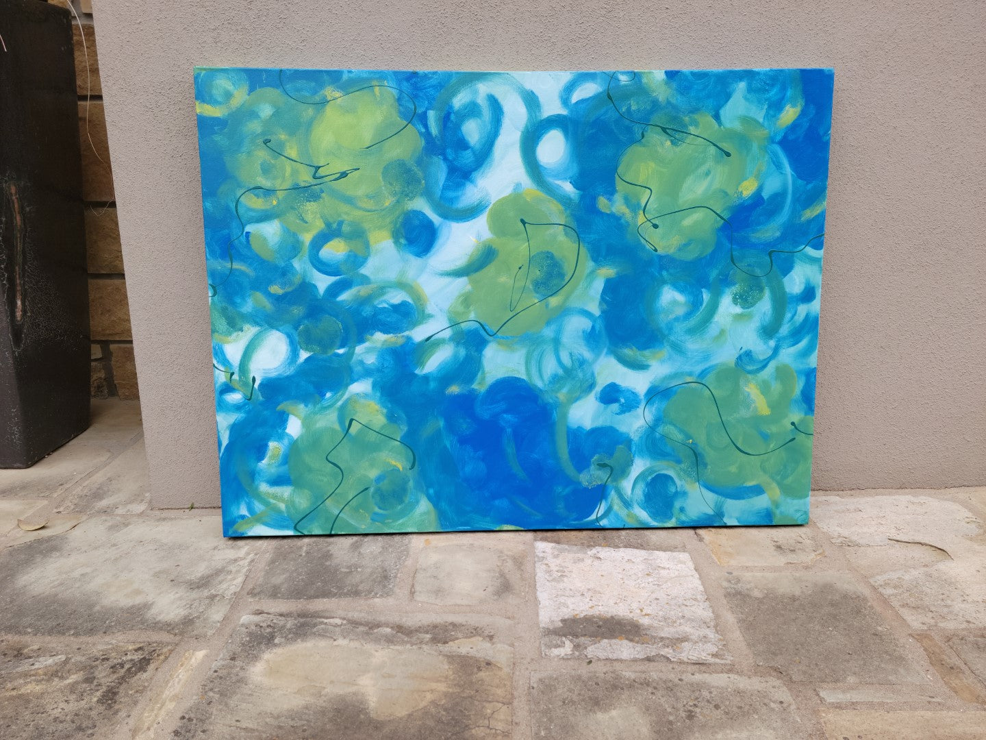 Explicit Equity- Original Abstract Painting in Austin Texas 30" x 40"