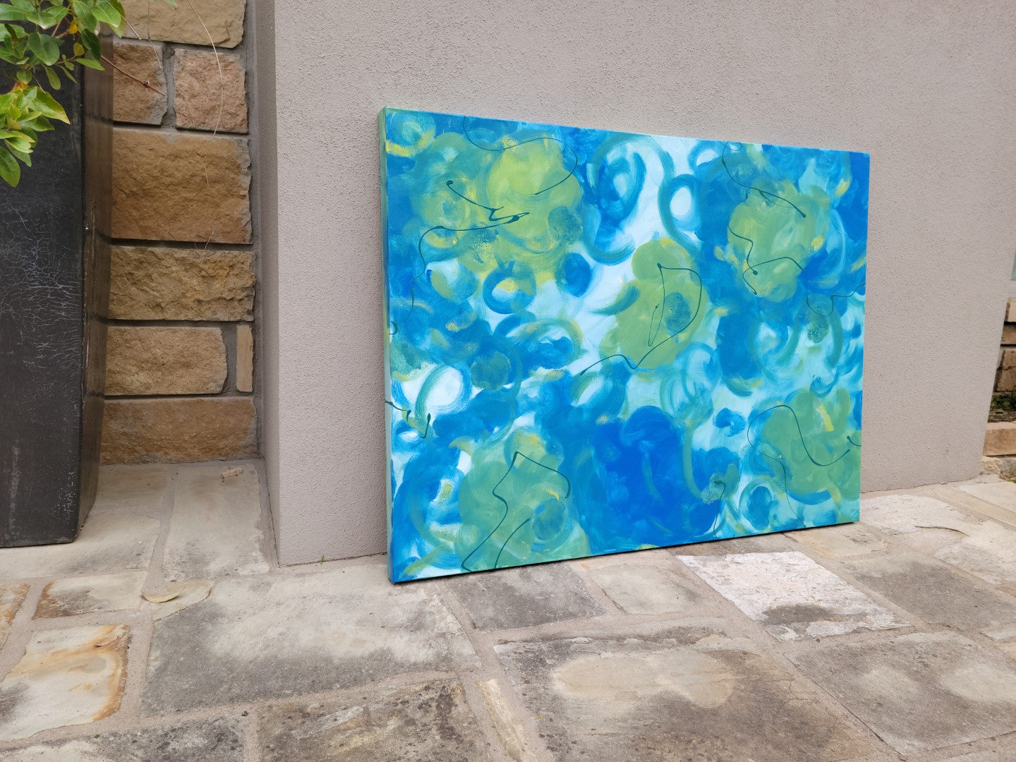 Explicit Equity- Original Abstract Painting in Austin Texas 30" x 40"