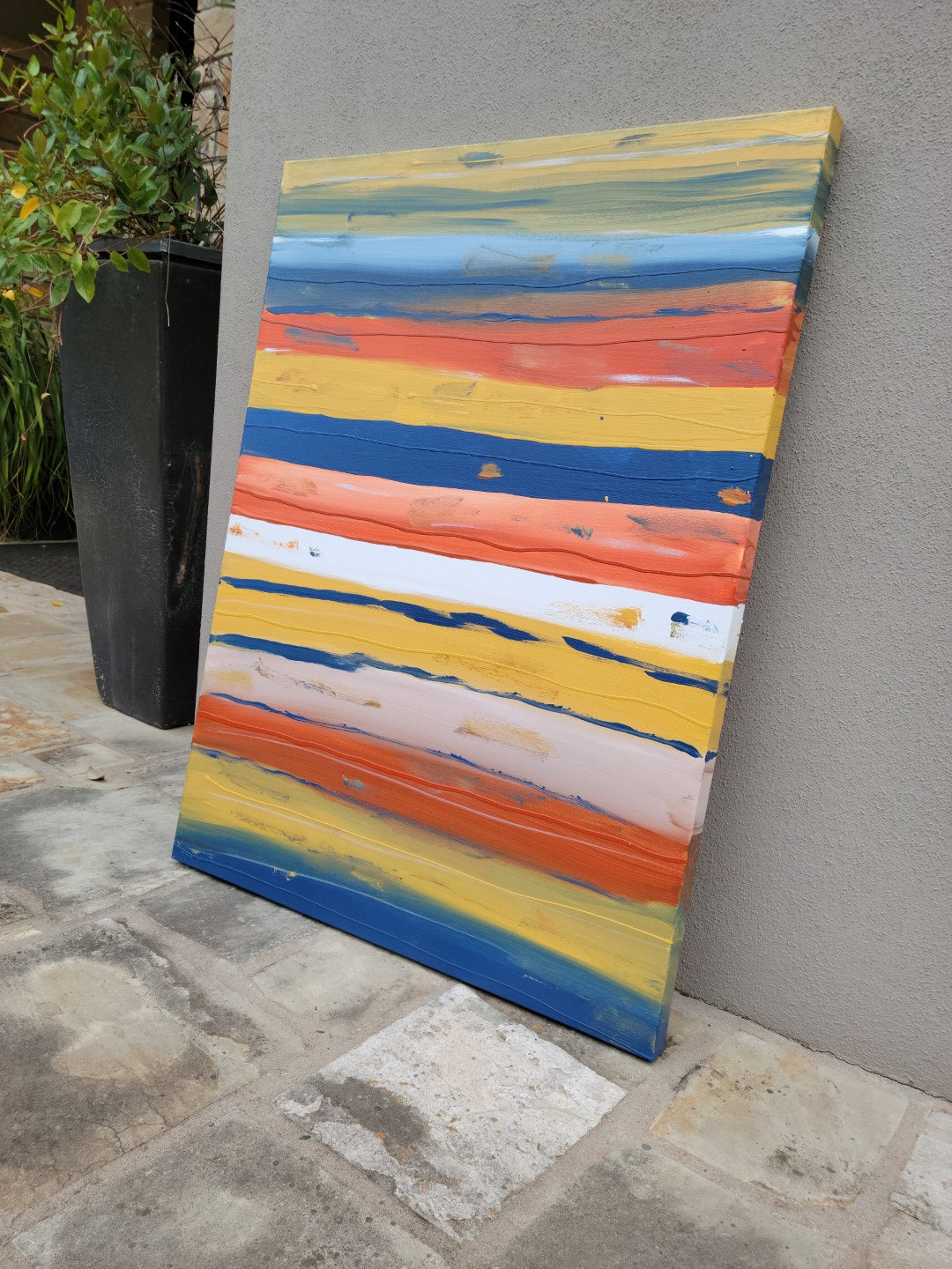 Crazed Ravings - Original Abstract Painting in Austin Texas 30" x 40"