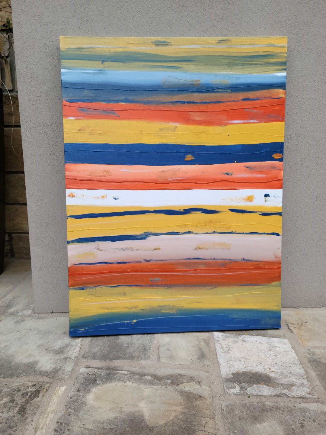 Crazed Ravings - Original Abstract Painting in Austin Texas 30" x 40"