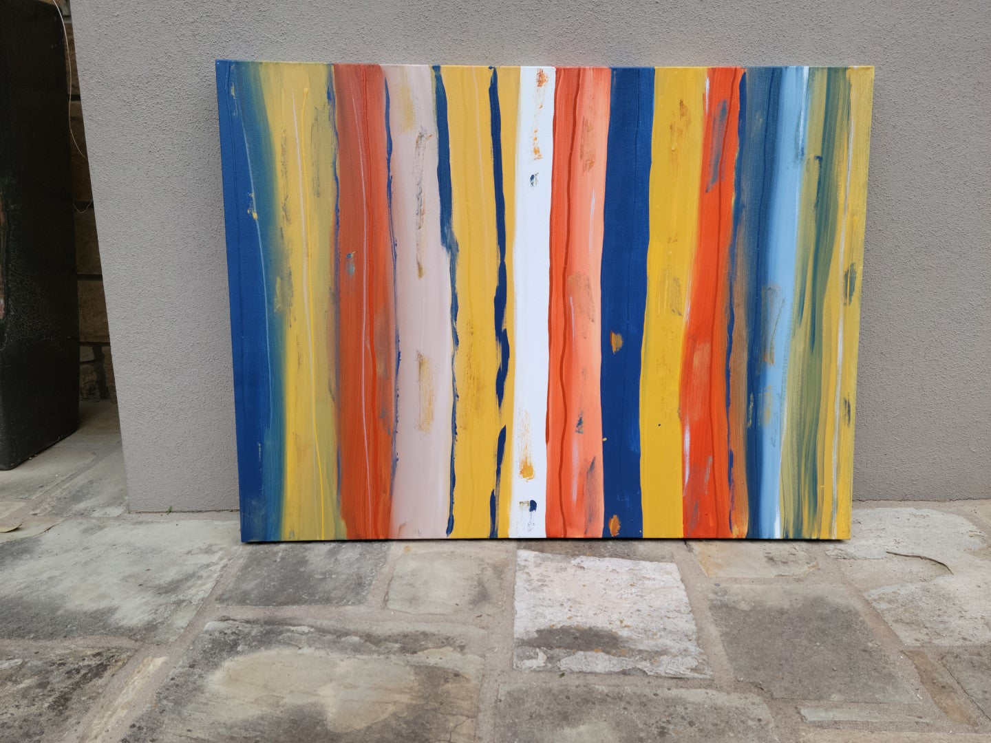 Crazed Ravings - Original Abstract Painting in Austin Texas 30" x 40"