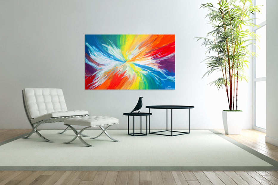 Tie Dyed Guise - Abstract Canvas Print or Acrylic Print