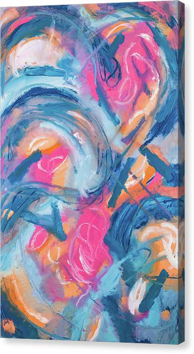 Brutal Expectations - Original Abstract Painting in Austin Texas 30" x 48"