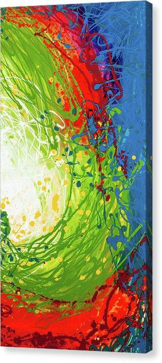 Canned Applause - Original Abstract Painting in Austin Texas 24" x 48"