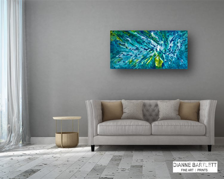 Chaotic Confinement - Abstract Canvas Print or Acrylic Print