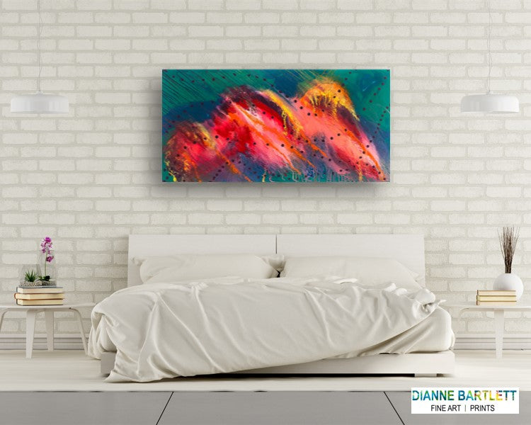 Comet Confection - Abstract Canvas Print or Acrylic Print