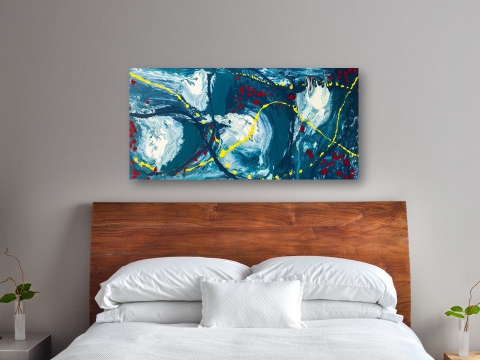 Cosmic Repose - Abstract Canvas Print or Acrylic Print