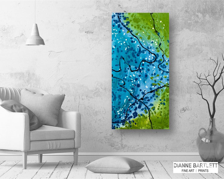 Crooked Virtue - Abstract Canvas Print or Acrylic Print