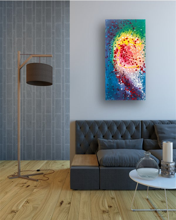 Dandelion Galaxy - Abstract Canvas Print or Acrylic Print