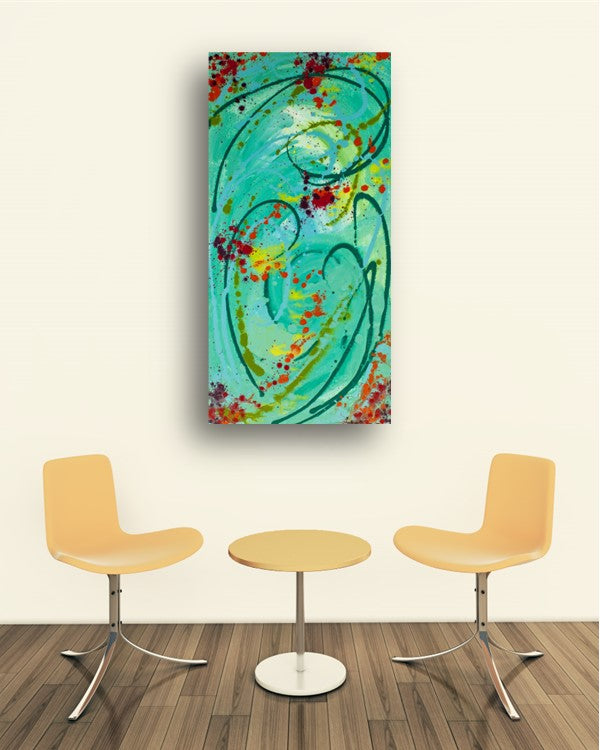 Dragonfly Trails - Abstract Canvas Print or Acrylic Print