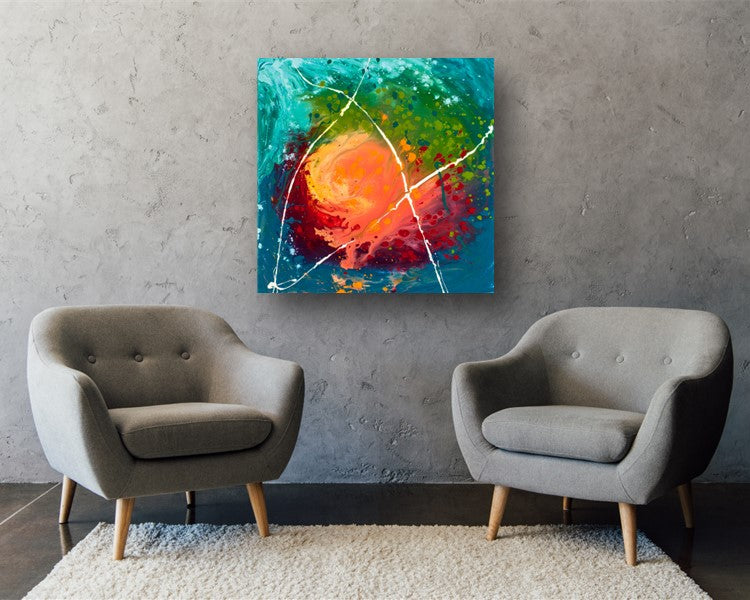 Embriotic Enigma - Abstract Canvas Print or Acrylic Print