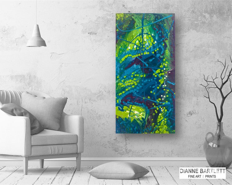 Fiddle Patter - Abstract Canvas Print or Acrylic Print