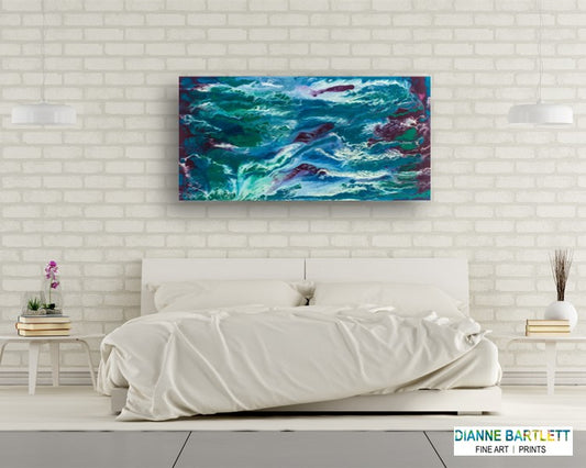 Hurricane Harvey - Abstract Canvas Print or Acrylic Print