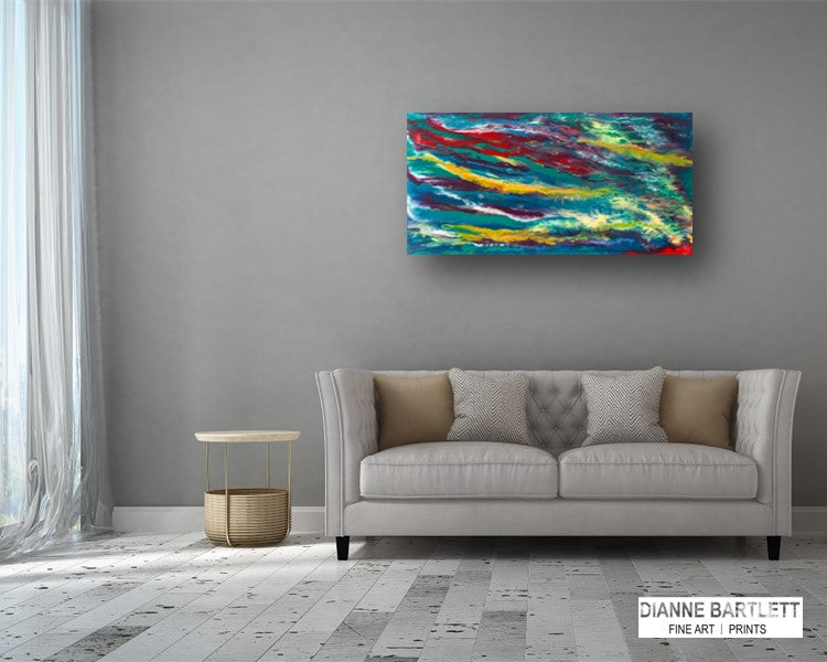 July Sky - Abstract Canvas Print or Acrylic Print