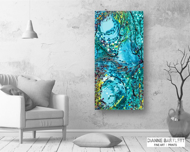 Messy Decision - Abstract Canvas Print or Acrylic Print