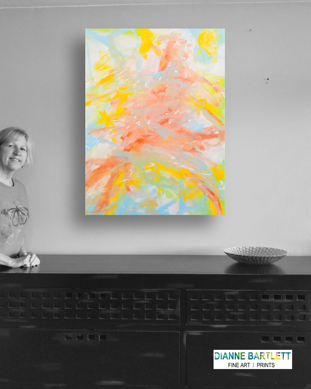 Off-Handed Remark - Original Abstract Painting in Austin Texas 30" x 40"