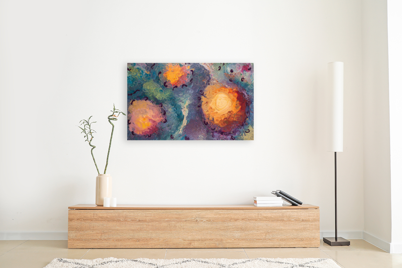 Passionate Pleas - Abstract Canvas Print or Acrylic Print