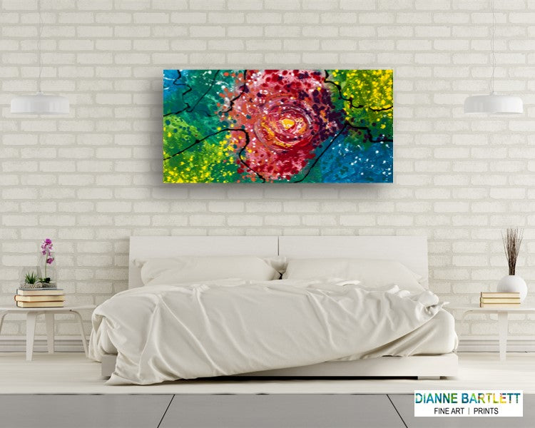 Perched Virtue - Abstract Canvas Print or Acrylic Print